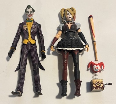 DC Direct Batman Arkham Asylum Lot - The Joker & Harley Quinn Loose Figures