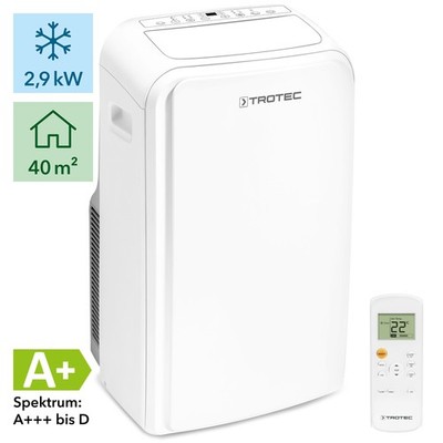 TROTEC Lokales Klimagerät PAC 3000 X A+ Mobile Klimaanlage 2,9 kW / 10.000 Btu