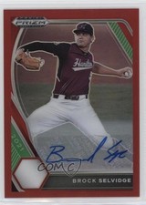 2021 Panini Prizm Draft Picks Red 19/50 Brock Selvidge #PDP92 Auto 0ud4