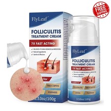 Folliculitis Treatment Cream 5 Benzoyl Peroxide Tea Tree Oil Scalp Bumps Razor