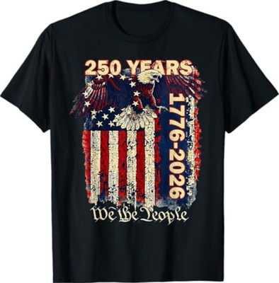 250 Anniversary USA Patriotic Men Women 1776 America 250th T-Shirt