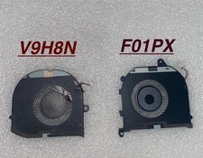 Pair Of CPU GPU Cooling Fan Dell XPS 15 7590 DELL Precision 5540 F01PX V9H8N FP2