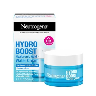 Neutrogena Hydro Boost Water Cream, 72 Hr 1.7 Fl Oz (Pack of 1), Clear 