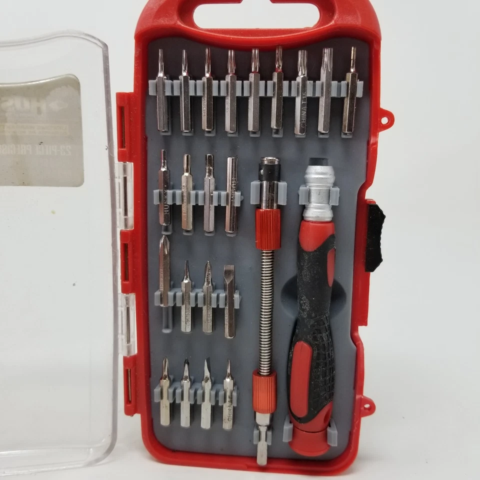 Husky 23 Piece Precision Screwdriver Set w Case - Image 2 of 4