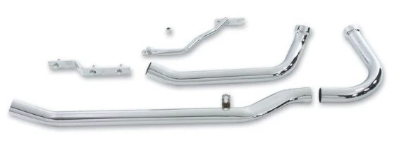 Выхлопной коллектор Paughco 29-0093 Swingarm 31 дюйм Fishtail 58-64 Harley FL - Изображение 2 из 4