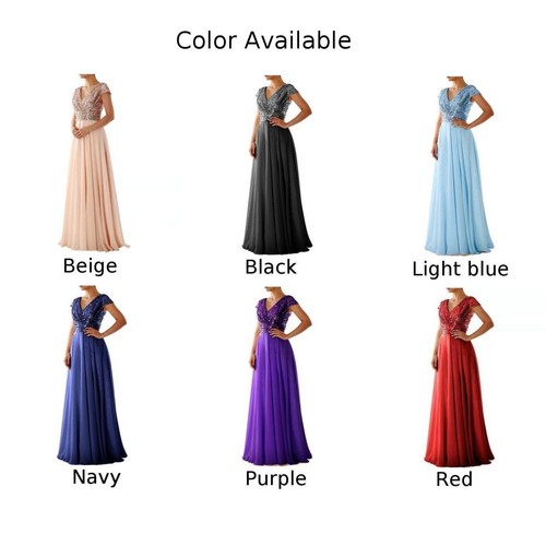 Elegant Light Blue Bridesmaid Ball Gown Evening Dress for Ladies Wedding - Picture 6 of 16