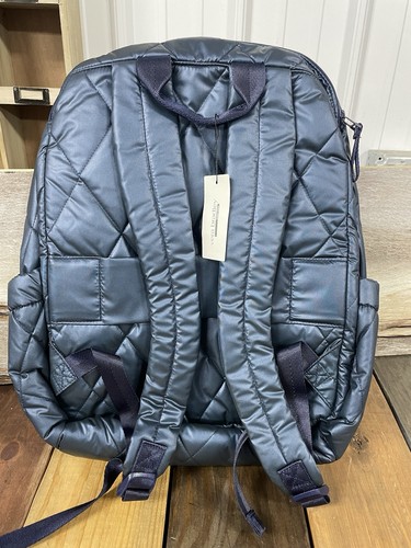 Vera Bradley XL Backpack Peacoat Navy CarryOn Travel Work School - Picture 2 of 5