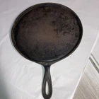Antique Pre Griswold “Erie” #8 Cast Iron Griddle