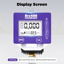Digital Oil Control Valve Meter Nozzle Pneumatic Oil Gun with 1/2in NPT Inlet