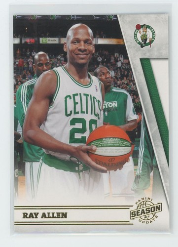 2010-11 Panini Season Update #192 Ray Allen Gold #/24 - Picture 1 of 2