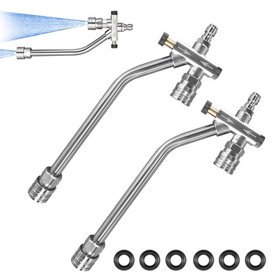 #ad #ad 2pcs Foam Cannon Dual Connector Pressure Washer Foam Blaster 1 4quot;quot; Lance Nozzle $32.99