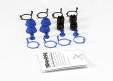 Traxxas 1/10 E-Revo Brushless  4 PIVOT BALL CAPS 4 DUST PLUGS BOOT RETAINERS 