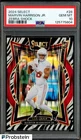 2024 Panini Select Zebra Shock Prizm #28 Marvin Harrison Jr RC Rookie PSA 10