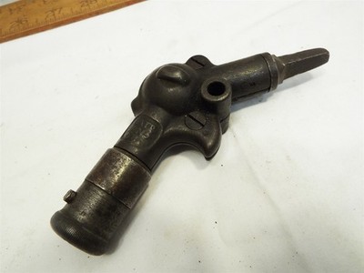 Antique 1868 Patent Brace Drill Chuck Attachment 45 Degree Angle Tool Adapter