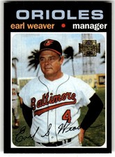 2001 Topps Archives Earl Weaver #429
