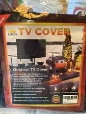 Outdoor TV Cover Protector for 52" Weatherproof Water Resistant Beige Dust Proof