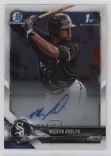 2018 Bowman Chrome Prospect Auto Micker Adolfo #CPA-MA Auto sc2