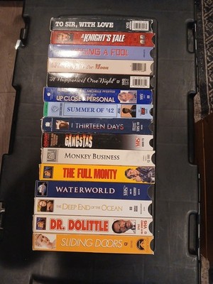 VHS Tapes Lot Of 15 Mixed Bundle Tape Variety