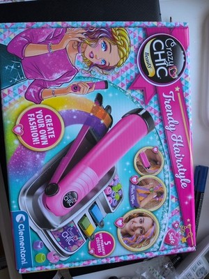 Clementoni Crazy Chic Farb-Hairstyler Auswaschbare Haarkreide Kinder ab 6 Jahre
