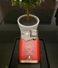 US Border Patrol Cigar 4 jet flame Torch Lighter, Refillable, butane windproof.