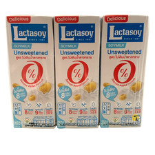 Lactasoy Unsweetened Soya Milk - 6x250ml Cartons