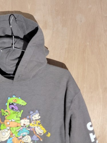 Nickelodeon Rugrats Hoodie Men’s Size S Gray Graphic Pullover 2020 Viacom - Picture 3 of 9