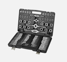 Tap and Die Set 110Pcs Metric Size M2 to M18 Bearing Steel Threading Tool