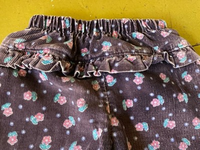 ボトムス vintage oshkosh Flower corduroy VTG OshKosh B'Gosh Purple Ruffle Corduroy Pants Flower Floral 2T