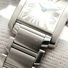 Cartier Tank Française SM W51008Q3 Ivory Dial Women's Watch GZl1gkwy 7