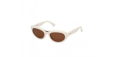 Maxmara MM0203 Shiny white 53/19/140 Damen Sonnenbrillen