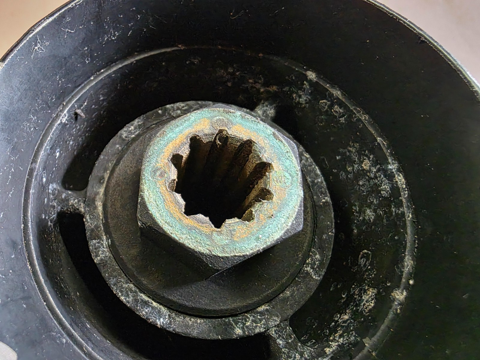 ALUMINUM 10 3/8" X 13P MERCURY BLACK MAX PROP, 48-19640A40P13, 10 SPLINE, P11378