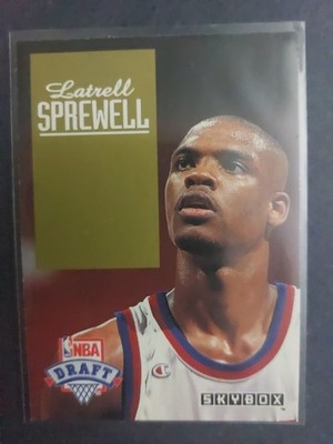 1992-93 Skybox Draft Picks Latrell Sprewell #DP24 Rookie