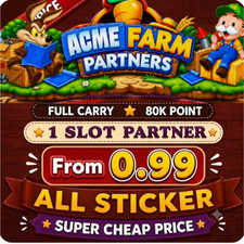 Partners Gold Stickers Mogo Stickers 1- 6 For Monopoly Go Super Fast