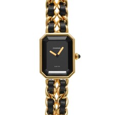CHANEL Première S H0001 black WATCH 681484