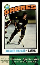 1976-77 Topps - Jacques Richard - #8 Buffalo Sabres