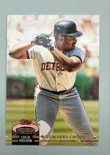 1992 Topps Stadium Club - Members Choice Cecil Fielder #599 Tigers