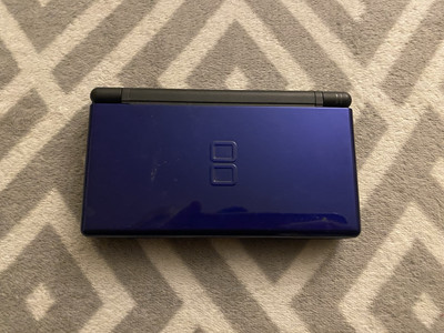 Nintendo DS Lite Handheld System - Cobalt/Black Plus 4 Games / Stylus / Charger