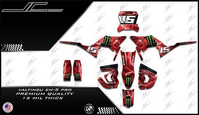 VALTINSU EM-5 PRO graphics kit decals  THICK AND HIGH GLOSS .....