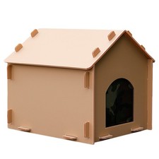 Stray Cats House Weatherproof Outside Cat House Warm Cat Shelter for Dogs Cats