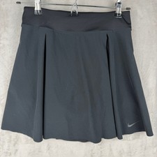 Nike Dri-FIT Women Black Pleated Tennis Golf Skort Skirt Size S Small