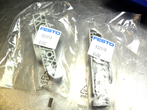 QTY 2-   FESTO 53718  Sub Base in sealed bags. NIB w/ free shipping  E402  - Afbeelding 1 van 5