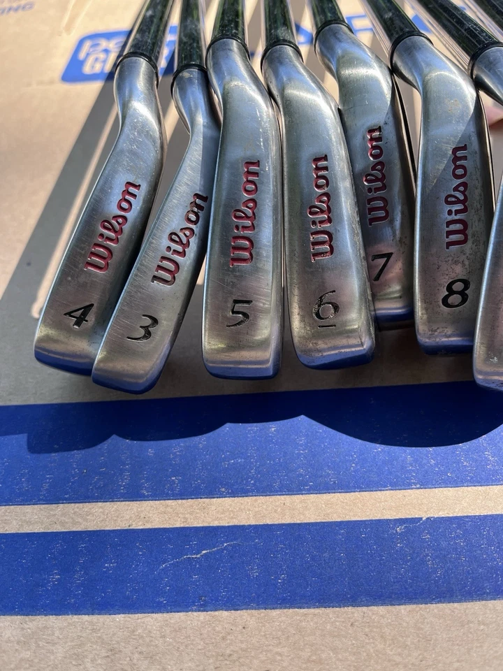 Wilson Fat Shaft FS 3-PW, SW & LW Right Hand Iron Set Steel Regular Flex RH - Image 4 of 4