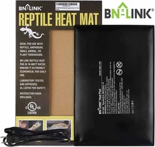 BN-LINK Reptile Heat Mat Under Tank Heater Terrarium Warmer Heating Pad For Pets