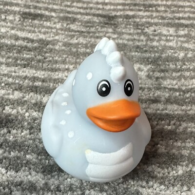 Rubber Duck Blue Dragon Decor Car Home Office Cute Ornament Spike Ducky New
