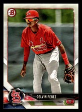 2018 Bowman #BP138 Delvin Perez Prospects Card St. Louis Cardinals
