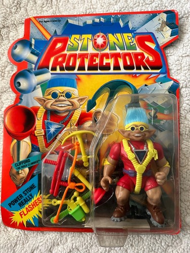 Vintage Trolls Stone Protectors Clifford the Rock Climber with Power Stone Gem - Picture 1 of 4