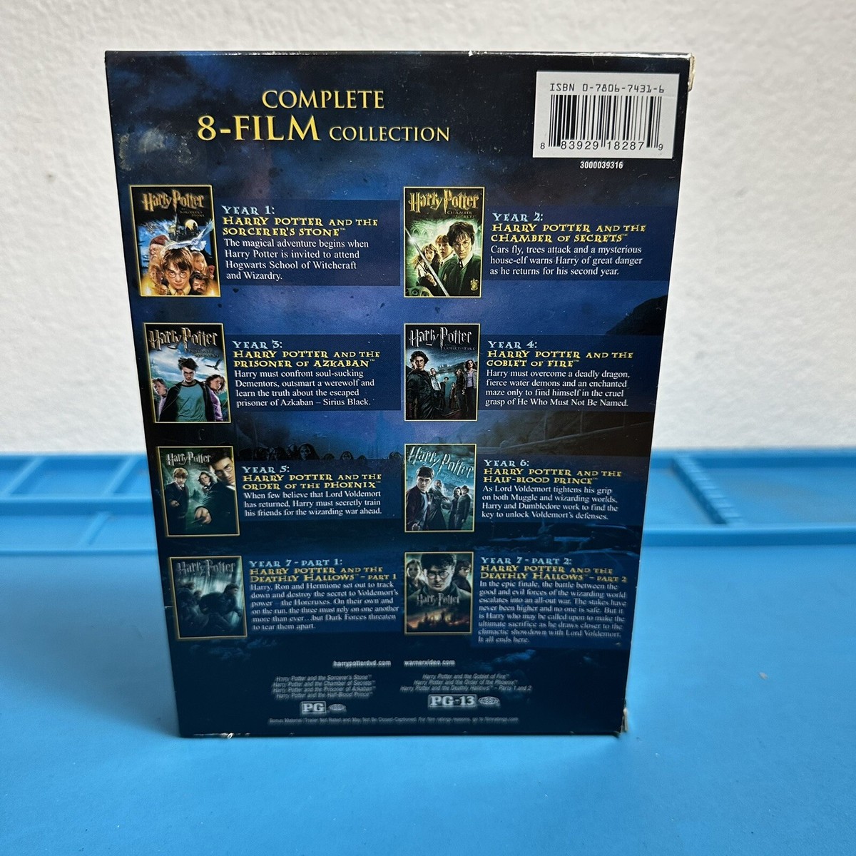 Harry Potter: Complete 8-Film Collection (DVD) 883929182879| eBay
