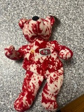 SALVINO'S BAMMERS Football Team San Francisco Steve Young Bear w Tag PVC PELLETS