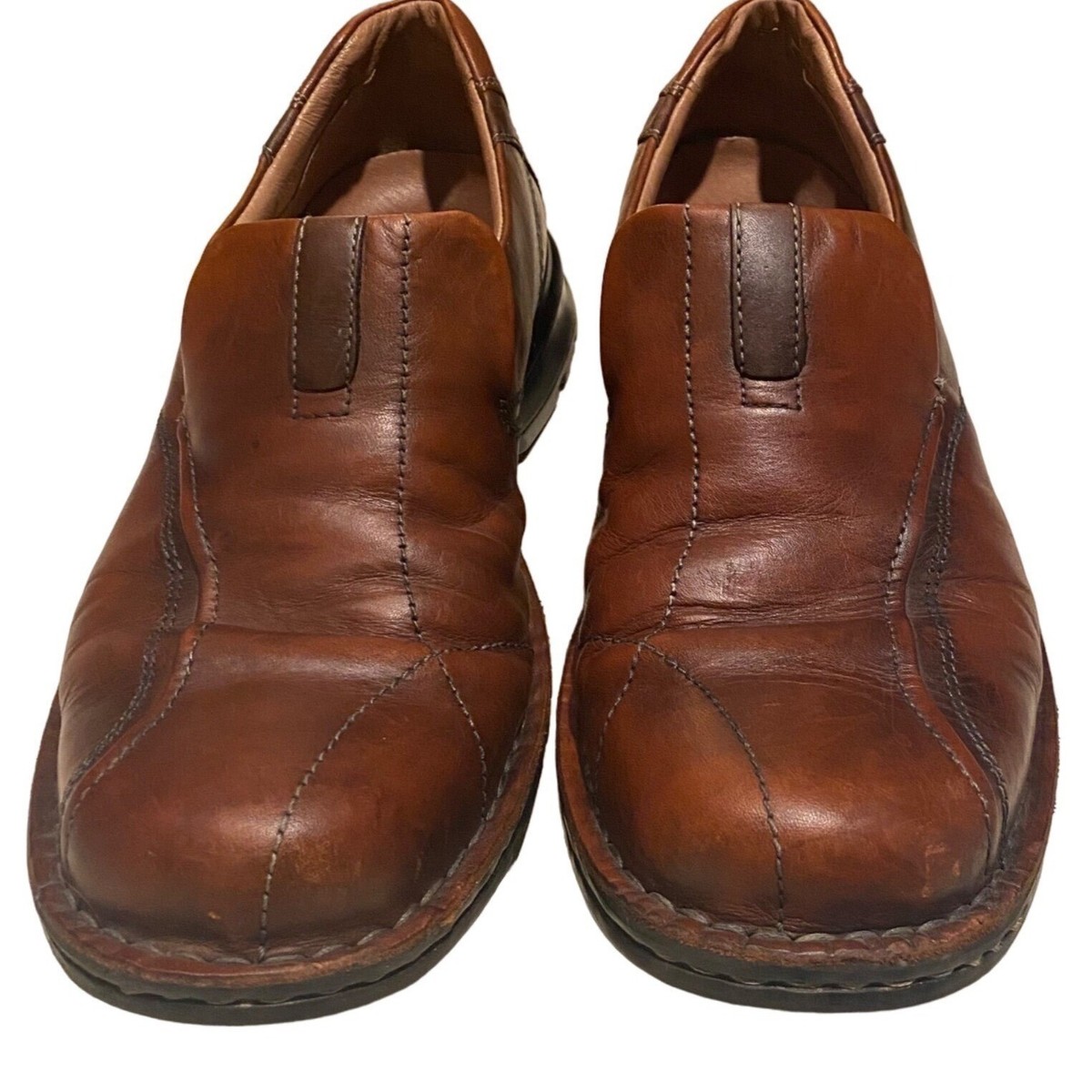 Clarks Escalade Brown Leather Slip-On‎ Men’s Sz 11 Men main image 3