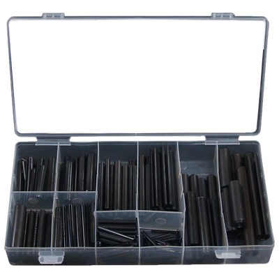 Craft-Equip 280 tlg. Spannhülsen Sortiment Federstahl Spannstifte Hohlsplinte